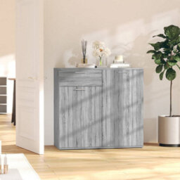 Berkfield Sideboard Grey Sonoma 80X36X75 Cm Engineered Wood