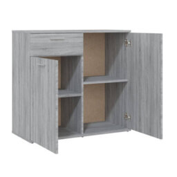 Berkfield Sideboard Grey Sonoma 80X36X75 Cm Engineered Wood - thumbnail 5