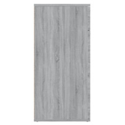 Berkfield Sideboard Grey Sonoma 80X36X75 Cm Engineered Wood - thumbnail 4