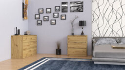 K120 Karo Chest Of Drawers Artisan Oak - thumbnail 1