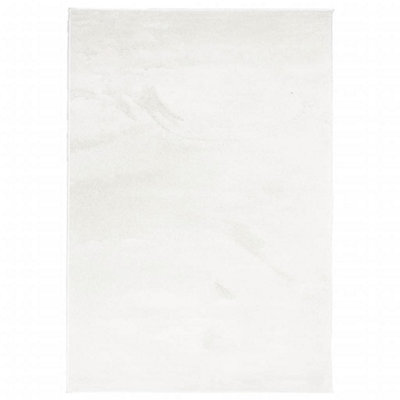 Berkfield Modern Rug Oviedo Short Pile Cream 160X230 Cm