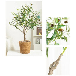 120Cm Large Artificial Olive Tree Indoor Outdoor Faux Plant For Home Office Decor - thumbnail 6