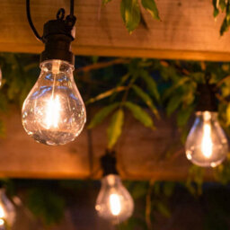 The Solar Centre Edinburgh Usb Solar Festoon Lights (Set Of 10) With Leaf Panel - thumbnail 3
