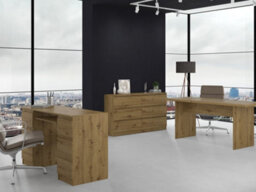 M6 140 Malwa Large Chest Of Drawers Artisan Oak - thumbnail 3