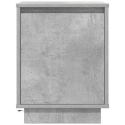 Vidaxl Bedside Cabinet With Led Lights Concrete Grey 38X34X50 Cm Bedside Cabinets - thumbnail 6