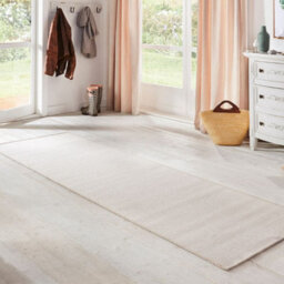 The Rugs Flatwoven Sisal Look Runner Indoor Outdoor Durable Low Maintenance In White - thumbnail 5
