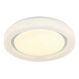 Luminosa Lighting Luminosa Marcia Round Decorative Flush Ceiling Light White Led 4000K - thumbnail 1