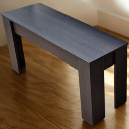 Kosy Koala Modern Arrow-Effect Wooden Bench  Compact Hallway, Dining  Kitchen Seating