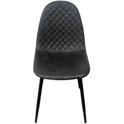 Corona Pu Leather Steel Legs Dining Chairs (Set Of 4) - thumbnail 3