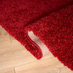 "Bravich Red Thick Shaggy Rug - California - 120X170Cm (4'x5'8"")" - thumbnail 6