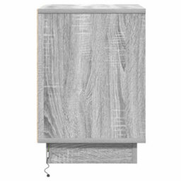 Berkfield Bedside Cabinets With Led Lights 2 Pcs Grey Sonoma 39X34.5X50 Cm - thumbnail 9