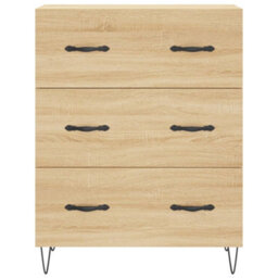 Berkfield Highboard Sonoma Oak 69.5X34X180 Cm Engineered Wood - thumbnail 8