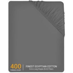 Pamposh 100% Egyptian Cotton 4Pc Bedding Set, King Size Duvet Cover Set With Matching Pillowcases & Fitted Sheet - thumbnail 5