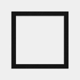Ak Frames 12X12 Black Picture Mounts To Fit 10X10 Aperture Size - Mount Board Only (No Frame Included) - thumbnail 1