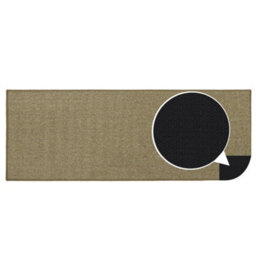 Jvl Eden Machine Washable Latex Backed Runner Doormat 57X150Cm, Latte - thumbnail 5