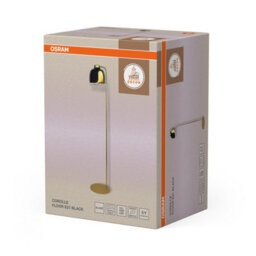 Osram Decor Corolle Floor Lamp E27 Black Modern Designer Standing Light - thumbnail 3