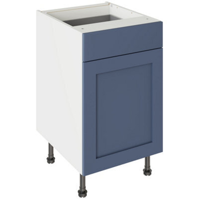 Kitchen Kit Shaker Ultramatt 500 Drawerline Base Cabinet - Alby Blue - image 1