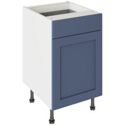 Kitchen Kit Shaker Ultramatt 500 Drawerline Base Cabinet - Alby Blue - thumbnail 1