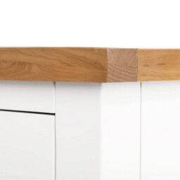 Farro White Double Full Hanging Wardrobe - By Roseland Furniture - thumbnail 6