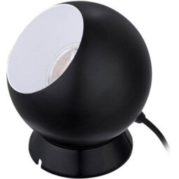Loops 2 Pack Sleek Modern Design Black Led Table Lamp For Stylish Indoor Home Decor - thumbnail 3