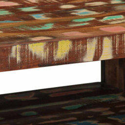 Berkfield Coffee Table Multicolour 70X50X38 Cm Solid Wood Reclaimed - thumbnail 7