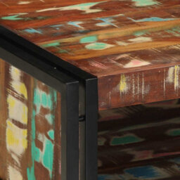 Berkfield Coffee Table Multicolour 70X50X38 Cm Solid Wood Reclaimed - thumbnail 6