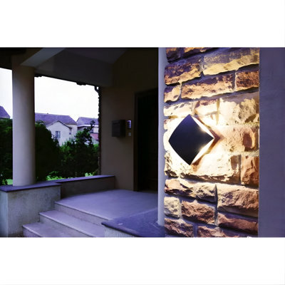 Accessotech Lutec Led Wall Light Grey 11W 4000K 760Lm Aluminium Indoor Outdoor Lamp - image 1