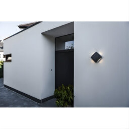 Accessotech Lutec Led Wall Light Grey 11W 4000K 760Lm Aluminium Indoor Outdoor Lamp - thumbnail 4
