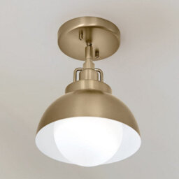 Luminosa Lighting Elstead Kichler Niva Dome Wall Lamp Contemporary Champagne Bronze 1X E27 - thumbnail 4
