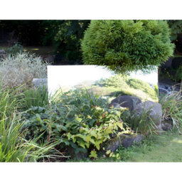 Primrose Acrylic Non Shatter Outdoor Wall Mounted Rectangular Silver Garden Illusion Mirror 182Cm X 75Cm - thumbnail 2