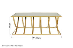 Orsina Modern Mirrored Top Coffee Table, Elegant Chrome Finished Accent Table, Contemporary Decorative Table - thumbnail 6