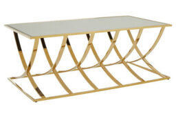 Orsina Modern Mirrored Top Coffee Table, Elegant Chrome Finished Accent Table, Contemporary Decorative Table - thumbnail 2