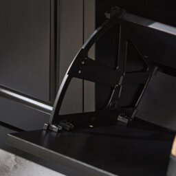 Sobuy Shoe Cabinet With 2 Flip Drawers 40.9X9.4X20.1 Inch Load Capacity 150 Kg Fsr64-Sch - Black - thumbnail 6