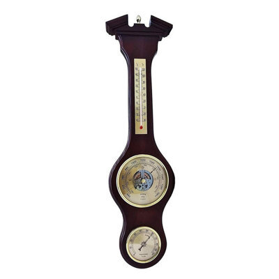 Youshiko Traditional Large 3 In 1 Weather Station Combined Barometer Temperature Humidity And Forecaster Dial ( Large ) - image 1