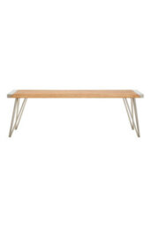 Orsina Modern Design Teak Wood Bench For Patio, Versatile Wooden Bench, Spacious Storage Bench,luxe Kitchen Bench
