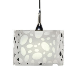 Luminosa Lighting Luminosa Lupin Linear Pendant 2 Light E27 Line, Gloss White/polished Chrome - thumbnail 9