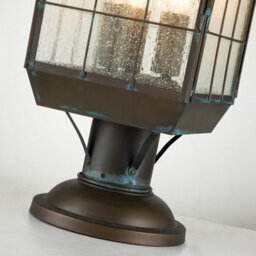 Luminosa Lighting Luminosa Hinkley Nantucket Outdoor Pedestal Light Aged Brass, Ip44 - thumbnail 4