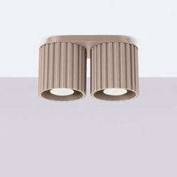 Luminosa Lighting Luminosa Aura Surface Mounted Downlight Taupe 2X Gu10 - thumbnail 2