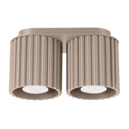 Luminosa Lighting Luminosa Aura Surface Mounted Downlight Taupe 2X Gu10 - thumbnail 1