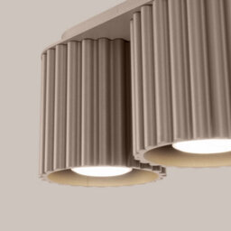 Luminosa Lighting Luminosa Aura Surface Mounted Downlight Taupe 2X Gu10 - thumbnail 4