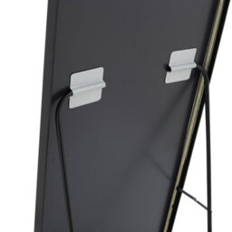 Darphe 50X150Cm Black Metal Framed Arched Full Length Floor Mirror - thumbnail 7