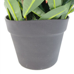 Leaf 80Cm Artificial Red And Green Ficus Plant - thumbnail 2