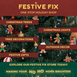 Festive Fix Gold Sequin Christmas Tree Skirt Foldable Four Side Base Cover With Velcro For Real And Artificial Trees - thumbnail 9