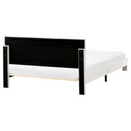 Beliani Bed With Storage Drawers Velvet Lonzac 160 X 200 Cm (Eu King Size) Off-White - thumbnail 8
