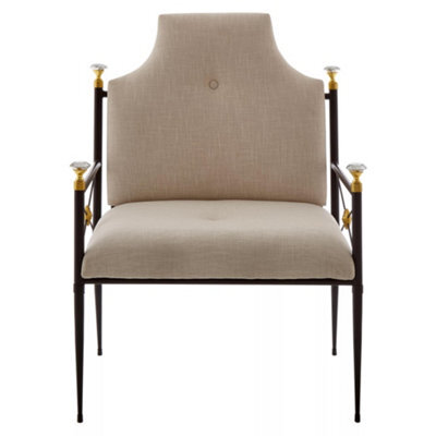 Orsina Glamorous Design High Back Chair, Comfortable Occasional Arm Chair For Livingroom, Stylish Accent Armchair - image 1