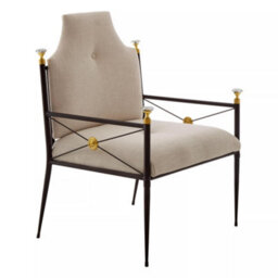 Orsina Glamorous Design High Back Chair, Comfortable Occasional Arm Chair For Livingroom, Stylish Accent Armchair - thumbnail 2