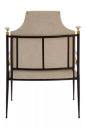 Orsina Glamorous Design High Back Chair, Comfortable Occasional Arm Chair For Livingroom, Stylish Accent Armchair - thumbnail 4