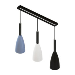 Darphe Modern 3 Light Layered Pendant Light For Dining Living Room - thumbnail 3