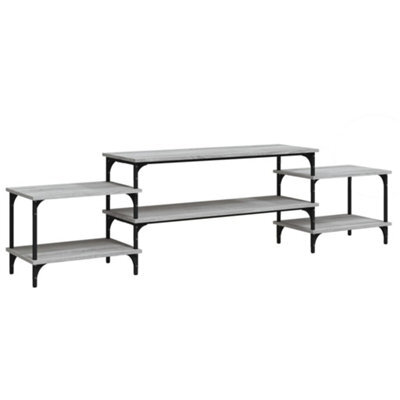 Berkfield Durable Tv Cabinet Grey Sonoma 197X35X52 Cm Engineered Wood - image 1