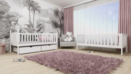 Arte Michalina Milk Chocolate Wooden Bunk Bed With Storage 90 X 190Cm - Foam Bonnell Mattresses Included - thumbnail 5